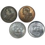 200 zlotych and 1,000 zlotys (1974–1982), Map, Olympics, John Paul II, set of 4 coins