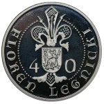 Medal, 40 Legnica florins, 300th anniversary of the Knights