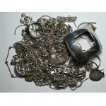 Silver (rings, chains, and other items), 925 silver, 134 grams