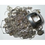 Silver (rings, chains, and other items), 925 silver, 134 grams