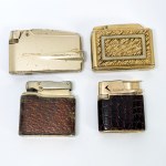 Four lighters—2 Ronson and 2 Colibri