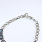 Silver Bracelet with a Mystic Topaz