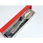 Silver-plated decorative teaspoon