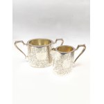 Silver-plated tea set