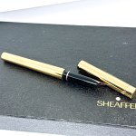 Sheaffer USA Imperial Brass Full Set Fountain Pen with 14K/585 Gold Nib