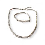 Swarovski necklace and bracelet