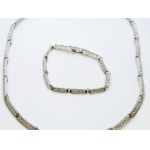 Swarovski necklace and bracelet
