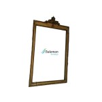 An original mirror from the Bristol Hotel.
