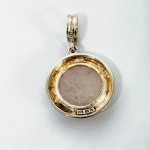 Silver Pendant with Quartz