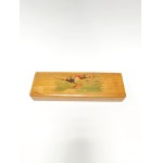Vintage wooden pencil case