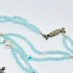 Silver set with colorful stones