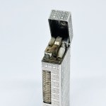 Silver-plated Brutalist Dunhill Lighter