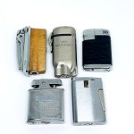 Set of 5 vintage Ronson lighters