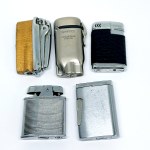 Set of 5 vintage Ronson lighters
