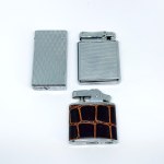 Set of 2 Colibri lighters and 1 Golden Bell