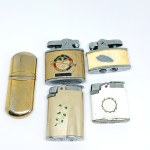 Set of 5 vintage lighters