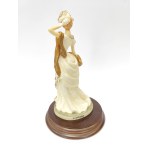 "The Leonardo Collection - Promenade" female figurine in its original box with a certificate