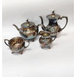 Harts Sheffield Silver-Plated Oxidized Tea Set