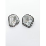 Silver Clips with a Stone, Warsaw