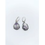 Silver earrings with stones, ORNAMENT (formerly ORNO), Warsaw
