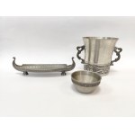 Norwegian Set: Viking boat, box, and goblet