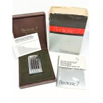 Ronson Electronic 7 Lighter, complete set—box, instruction manual, warranty card (unfilled)