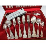 Silver-plated dinner set for 6 people in its original box
