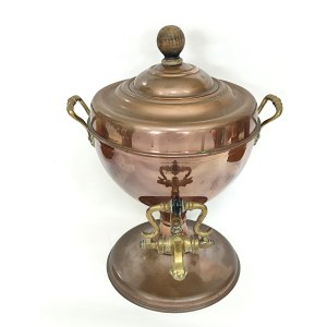 Viktoriánský měděný samovar