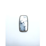 Vintage silver brooch with dendritic agate