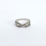 Silver ring with natural prasiolites, rubies, sapphires, citrines, and other gemstones