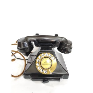 Historický bakelitový telefon