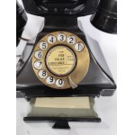 Historický bakelitový telefon