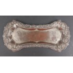 Fraget. Warsaw. Tray for scissors used to trim candles, Warsaw, second half of the 19th century. Plater