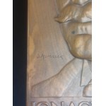 Ignacy Mościcki. President of the Republic of Poland. Commemorative plaque. Józef Aumiller. 1939. State Mint.
