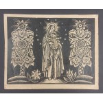 Kazimierz Wiszniewski, Woodcut "Madonna." 1927.