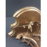 Baroque wall shelf with a floral motif