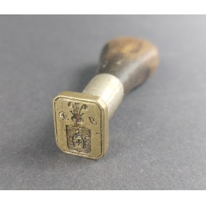 Seal stamp. The Pobóg coat of arms? Second half of the 19th century or early 20th century.