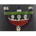 Hutsul wooden candlestick. 1920s–1930s.