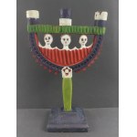 Hutsul wooden candlestick. 1920s–1930s.
