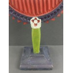 Hutsul wooden candlestick. 1920s–1930s.