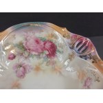 Dekorativní porcelánová mísa s květinovým motivem. Německo, počátek 20. století?
