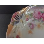 Dekorativní porcelánová mísa s květinovým motivem. Německo, počátek 20. století?
