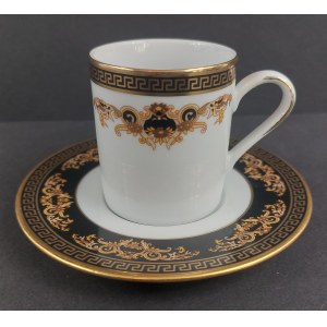 Versace Medusa. Moka cup with saucer