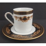 Versace Medusa. Moka cup with saucer