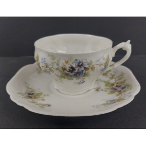 Ćmielów. Drucki-Lubecki. Cup and saucer. 19th/20th century.