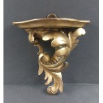Baroque wall shelf with a floral motif