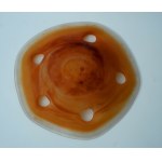 Glass platter with holes