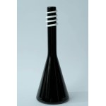Glass Vase with Braided Design - HS Tarnowiec