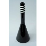 Glass Vase with Braided Design - HS Tarnowiec