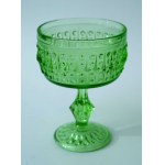 "Diamonds and Buttons" Glass Sugar Bowl - HSG Ząbkowice - Eryka Trzewik-Drost